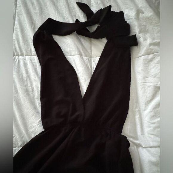 NWT SHEIN BAE Crisscross Backless Knot Tank Romper Size S (4) Black - Picture 16 of 16